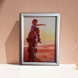 Kişiye Özel Fotoğraflı Beyaz Çerçeve 21X30Cm